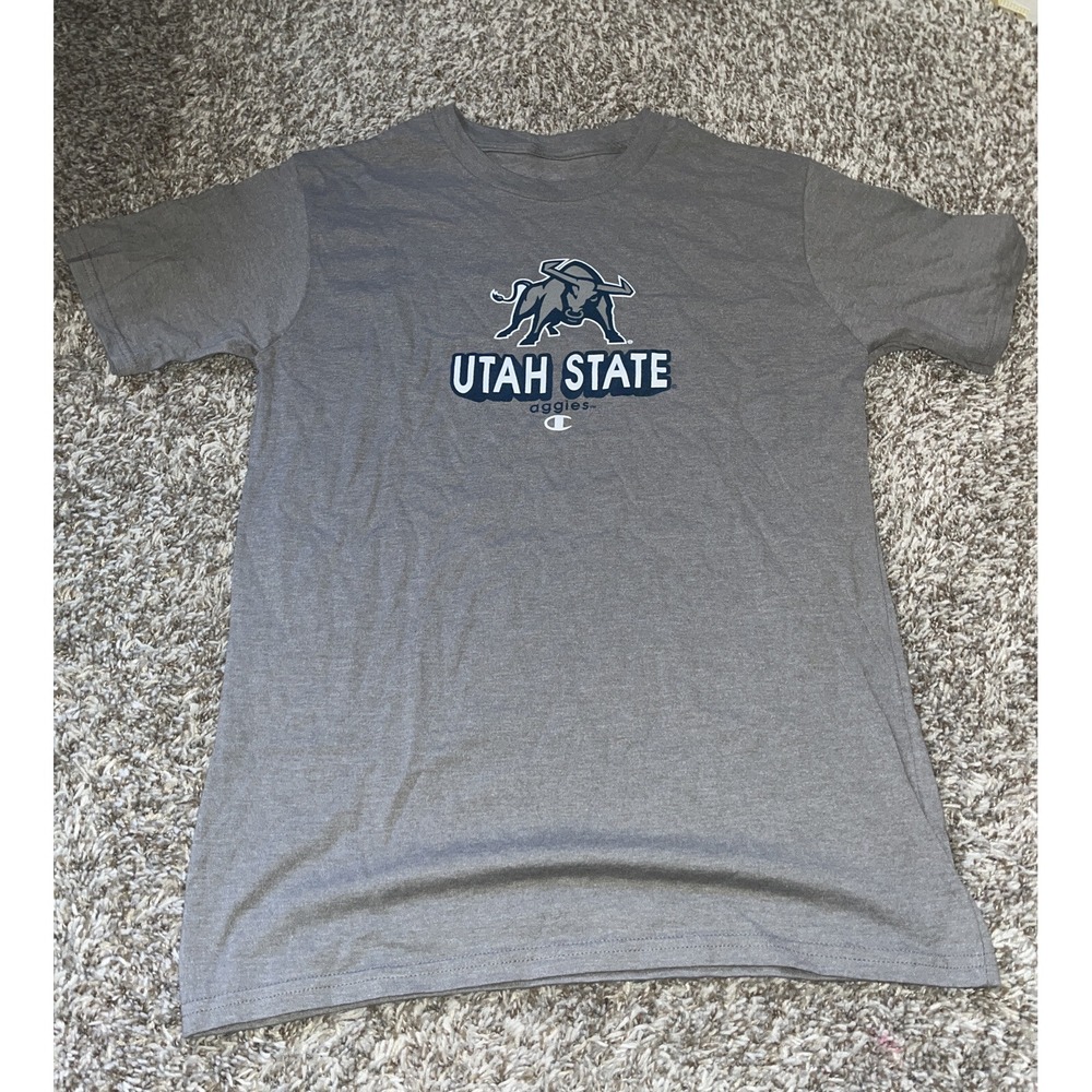 NWT‎ Boys Champion Utah Aggies Grey T-shirt Size L